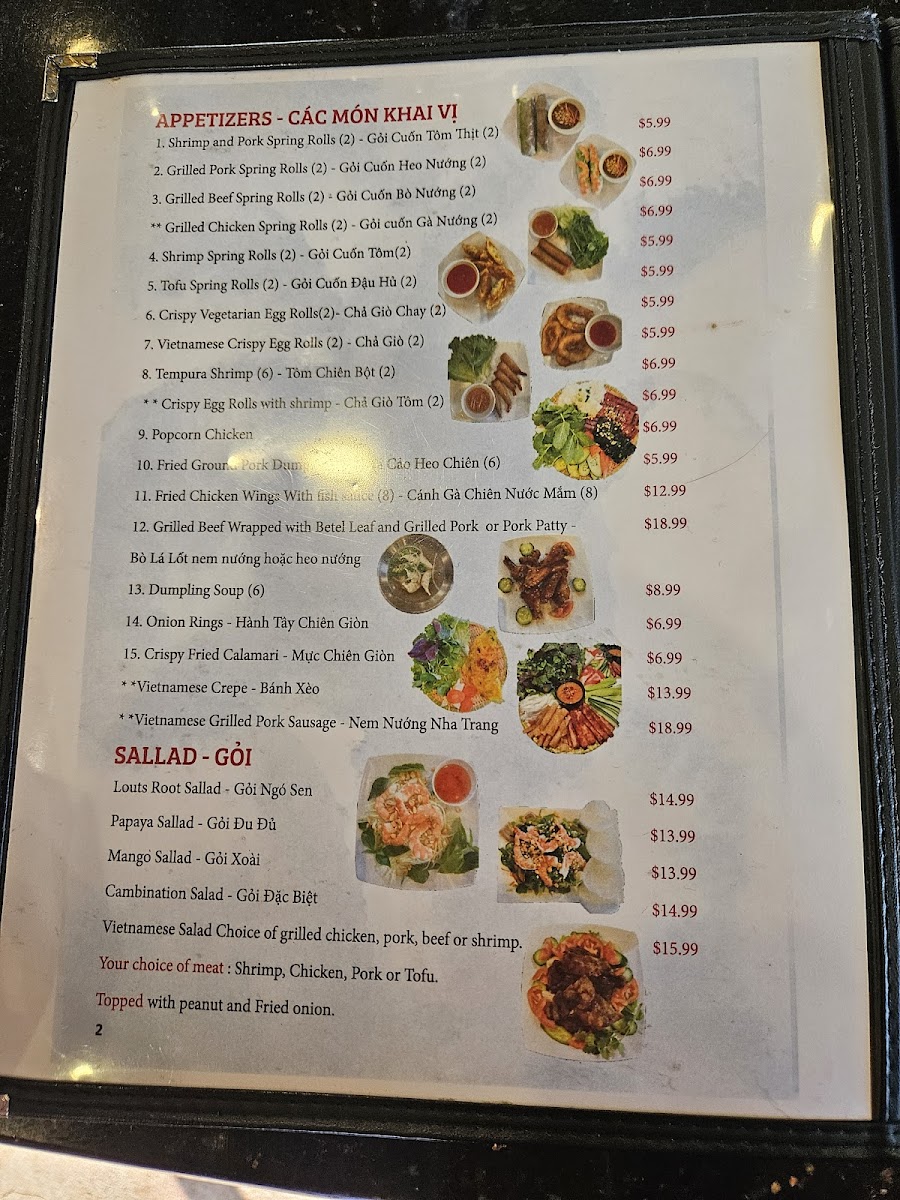 Phở Number One Restaurant Menu - Image 5