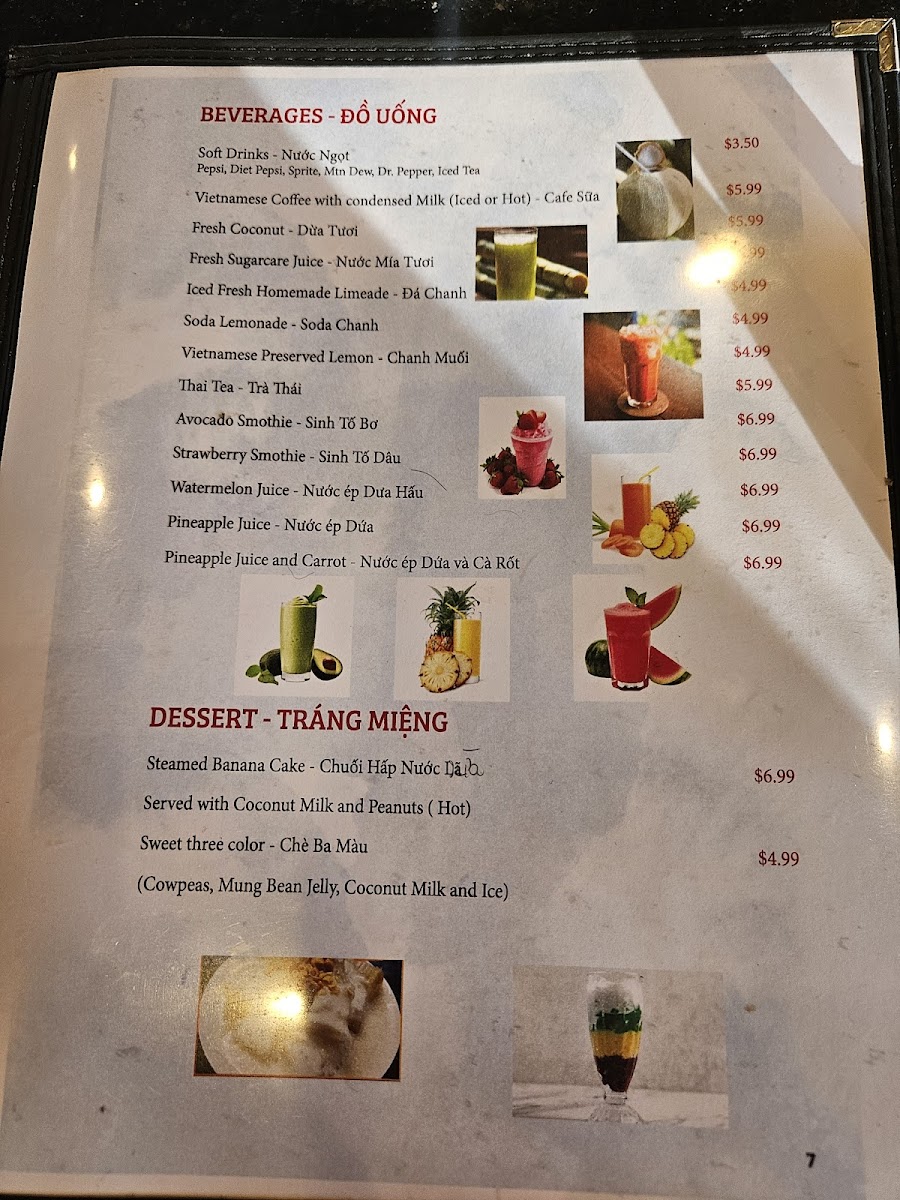 Phở Number One Restaurant Menu - Image 6